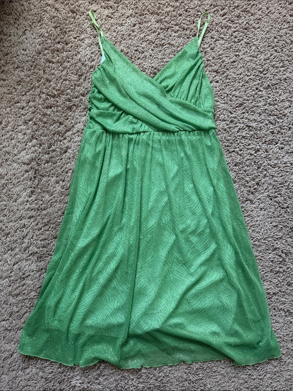 Self Esteem Mint Green Sparkle Dress